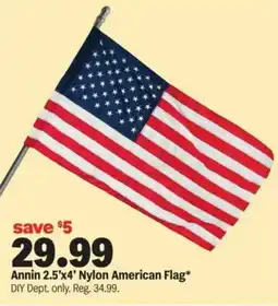 Meijer Annin 2.5'x4' Nylon American Flag offer