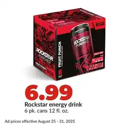 Hy-Vee Rockstar energy drink offer