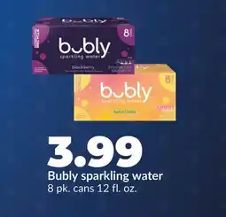 Hy-Vee Bubly sparkling water offer