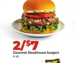 Hy-Vee Gourmet Steakhouse burgers offer