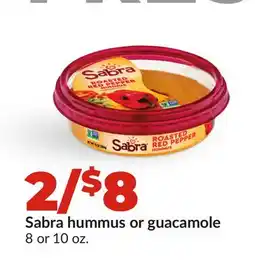 Hy-Vee Sabra hummus or guacamole offer