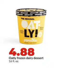 Hy-Vee Oatly frozen dairy dessert offer