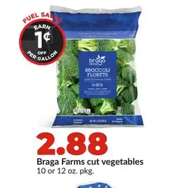Hy-Vee Braga Farms cut vegetables offer