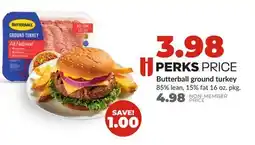 Hy-Vee Butterball ground turkey offer