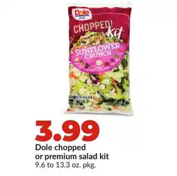 Hy-Vee Dole chopped or premium salad kit offer