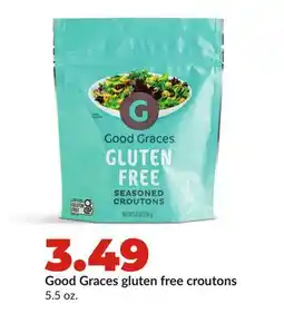 Hy-Vee Good Graces gluten free croutons offer