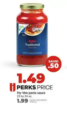 Hy-Vee Hy-Vee pasta sauce offer