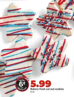 Hy-Vee Bakery-fresh cut out cookies offer