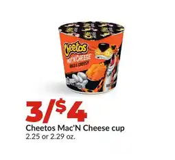 Hy-Vee Cheetos Mac'N Cheese cup offer