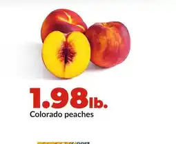 Hy-Vee Colorado peaches offer