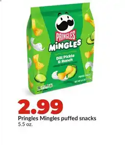 Hy-Vee Pringles Mingles puffed snacks offer