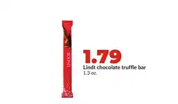 Hy-Vee Lindt chocolate truffle bar offer