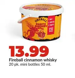 Hy-Vee Fireball cinnamon whisky offer