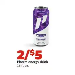 Hy-Vee Phorm energy drink offer