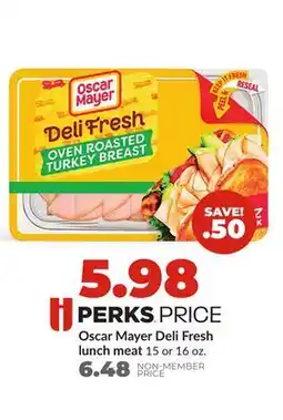 Hy-Vee Oscar Mayer Deli Fresh lunch meat offer