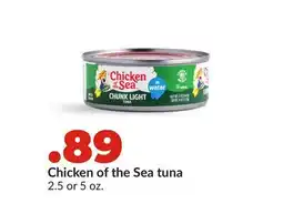 Hy-Vee Chicken of the Sea tuna offer