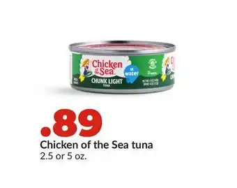 Hy-Vee Chicken of the Sea tuna offer