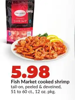 Hy-Vee Fish Market cooked shrimp offer