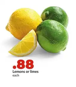 Hy-Vee Lemons or limes offer
