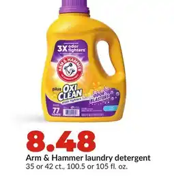 Hy-Vee Arm & Hammer laundry detergent offer