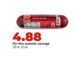 Hy-Vee Hy-Vee summer sausage offer