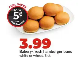 Hy-Vee Bakery-fresh hamburger buns offer