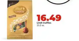 Hy-Vee Lindt truffles offer