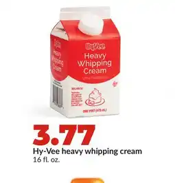 Hy-Vee Hy-Vee heavy whipping cream offer