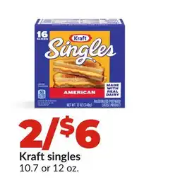 Hy-Vee Kraft singles offer
