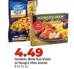 Hy-Vee Gardein, Birds Eye Viola! or Hungry Man entrée offer