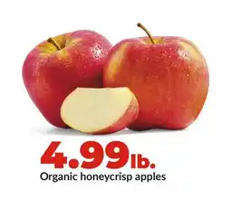 Hy-Vee Organic honeycrisp apples offer