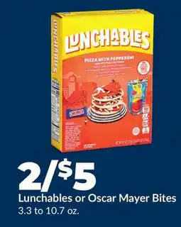 Hy-Vee Lunchables or Oscar Mayer Bites offer