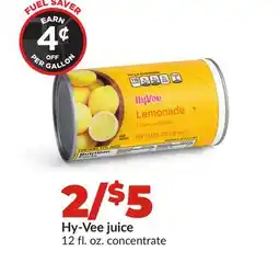 Hy-Vee Hy-Vee juice offer
