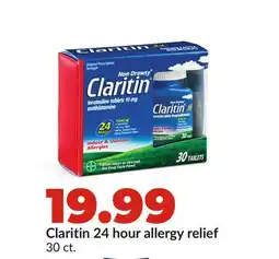 Hy-Vee Claritin 24 hour allergy relief offer