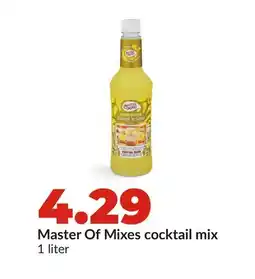 Hy-Vee Master Of Mixes cocktail mix offer