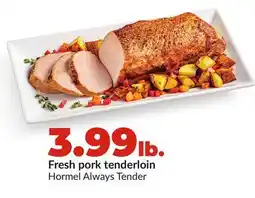 Hy-Vee Fresh pork tenderloin offer