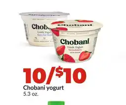 Hy-Vee Chobani yogurt offer