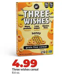 Hy-Vee Three wishes cereal offer