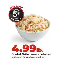 Hy-Vee Market Grille creamy coleslaw offer