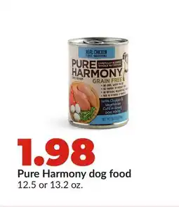 Hy-Vee Pure Harmony dog food offer