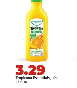 Hy-Vee Tropicana Essentials juice offer