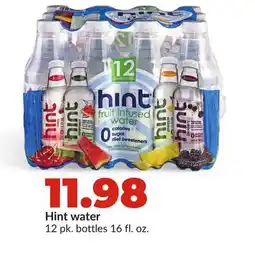 Hy-Vee Hint water offer