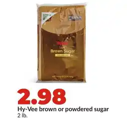 Hy-Vee Hy-Vee brown or powdered sugar offer