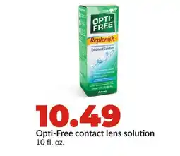 Hy-Vee Opti-Free contact lens solution offer