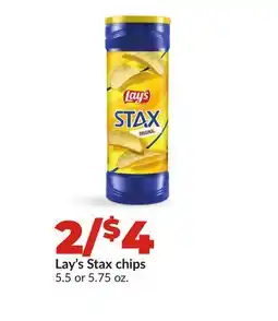 Hy-Vee Lay's Stax chips offer