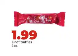 Hy-Vee Lindt truffles offer