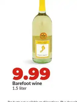 Hy-Vee Barefoot wine offer