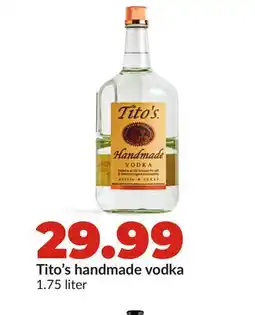 Hy-Vee Tito's handmade vodka offer
