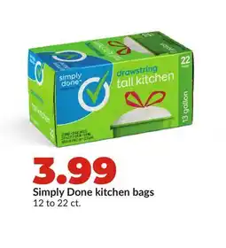 Hy-Vee Simply Done kitchen bags offer