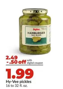 Hy-Vee Hy-Vee pickles offer